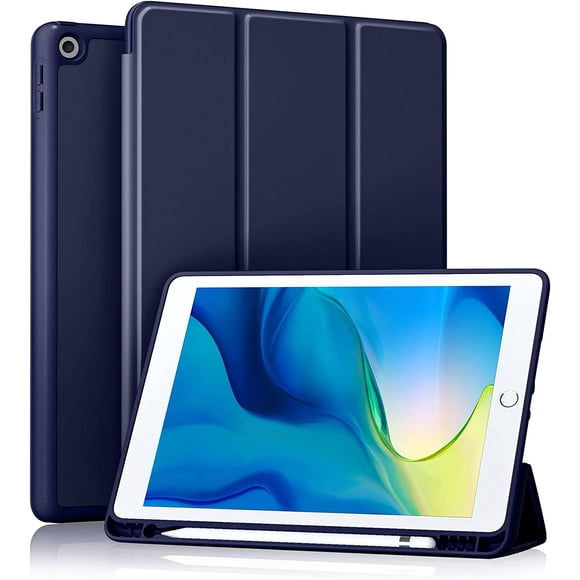 Funbiz Case for Apple iPad 9th 8th 7th Generation 10.2 inch Case Cover with Pencil Holder