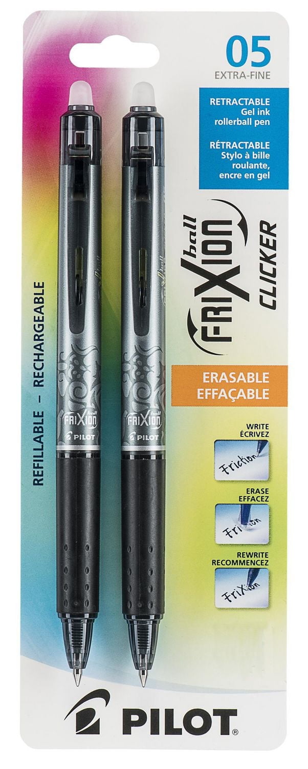 FriXion Ball Clicker Erasable Pens - Black