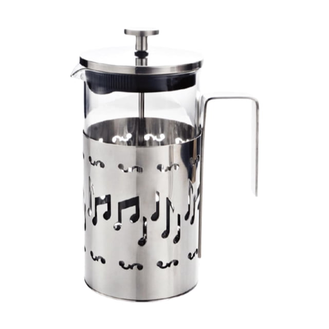 DOLITY Cafetière à Pression Française Carafe Cafetière Verre Résistant à la Chaleur Voyage Cadeau 1000 ml
