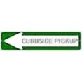 thumbnail image 3 of CURBSIDE PICKUP Green Left Arrow 24 x 6 inch Aluminum Composite Sign, 3 of 4