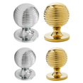 thumbnail image 4 of Suyin Queen Anne Reeded Door Knob Beehive Cabinet Knobs Solid Brass Material, 4 of 7