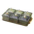 thumbnail image 4 of jifeng Divided Serving Dishes Appetizer Tray Snack Platter for Chocolate Nuts Chips C, 4 of 9