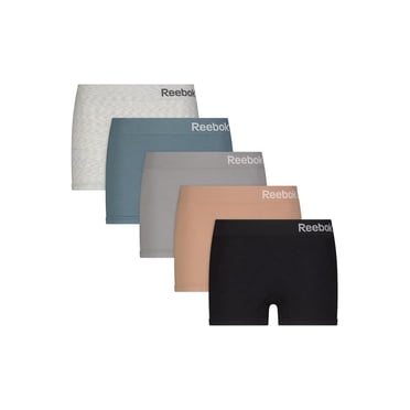 Reebok Ladies' 5 Pack Seamless Boyshorts