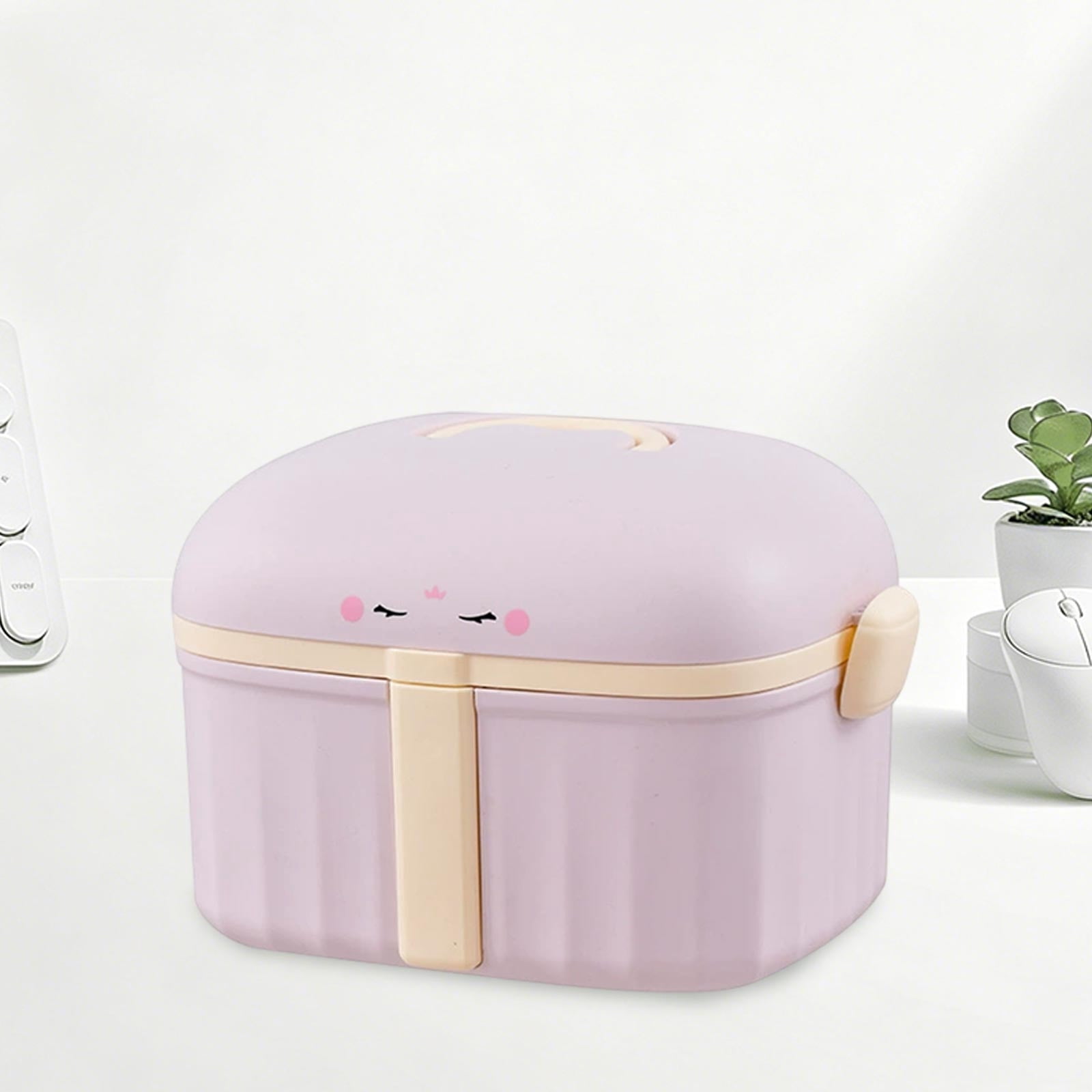 Dvumao Organizers and Storage, Heavy-Duty Home First Aid Kit Plastic Storage Bin Storage Box For Kids' Snacks And Toys