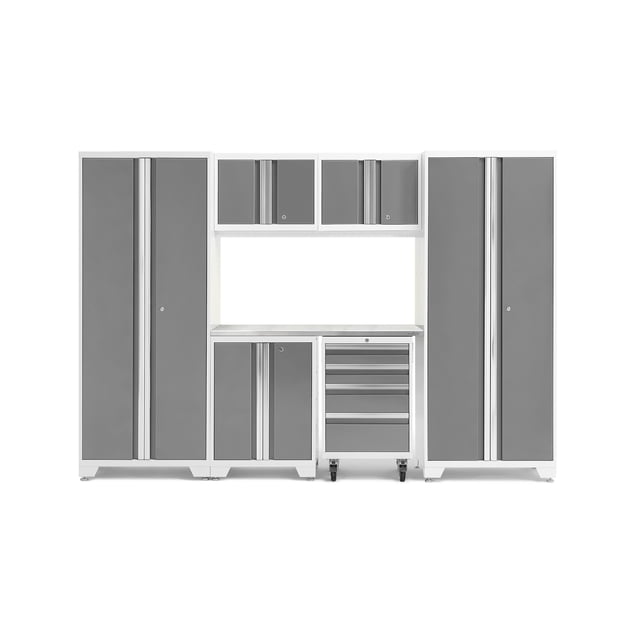 NewAge Products Série Audacieuse Ensemble d'Armoires de 7 Pcs
