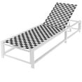 thumbnail image 2 of Costway Chaise Longue de Patio Chaise Inclinable Réglable Jardin Terrasse Roue, 2 of 9