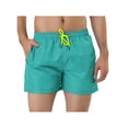 thumbnail image 1 of INSPIRE CHIC Men's Quick Dry Swim Trunks Lightweight Polyester Board Shorts with Mesh Lining 34 Light Blue, 1 of 7