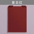 thumbnail image 2 of Red A5 Loose Leaf Grid Notebook Refillable Binder Upward Flip for Daily Journal Note Taking Sketching College Campus Use, 2 of 6