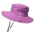 thumbnail image 1 of Chapeau d'Été pour Femmes à Grand Bord, Protection UV UPF 50+, Chapeaux de Plage Pliables, Chapeau Queue de Cheval, Chapeaux de Jardin, Pêche, Randonnée, 1 of 1