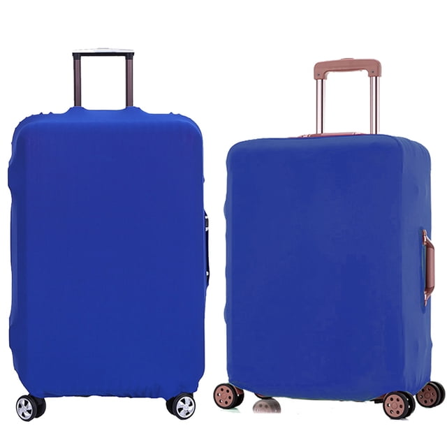Luggage Cover Travel Suitcase Protective Cover for Trunk Case 18 '' -28 '' Foldable Light Elastic Suitcase Cover Bride Pattern blue S