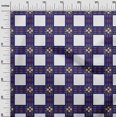 thumbnail image 2 of oneOone Viscose Jersey Fabric Check Ikat Print Fabric By The Yard 60 Inch Wide, 2 of 5