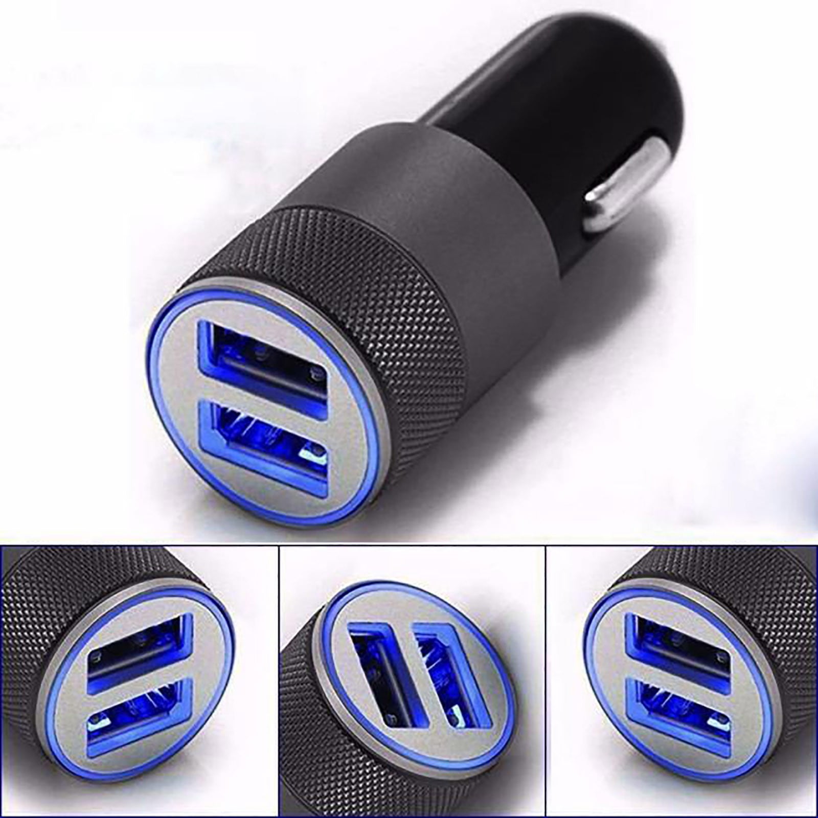 BotaniNest Adapter USB Car Twin In 12V Universal Charger Port Socket plug Mini Car charger USB