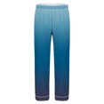 thumbnail image 4 of cllios Mens Long Sleeve Pajamas Sets Gradient Print Loungewear Ultra Soft Button Down Sleepwear 2 Pcs Pj Set with Pockets, 4 of 6