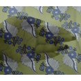 thumbnail image 4 of oneOone Viscose Chiffon Fabric Leaves Block Print Fabric BTY 42 Inch Wide, 4 of 4
