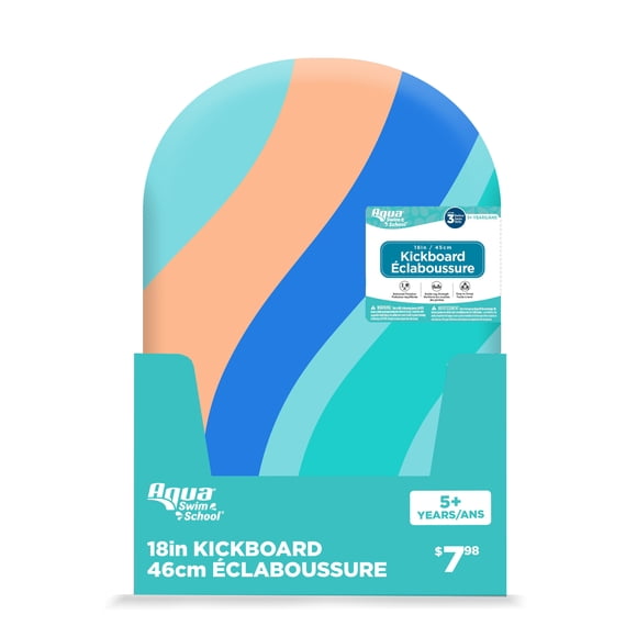 Planche de natation Aqua Leisure Swim School 18 pouces pour piscine