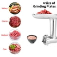thumbnail image 4 of Meat Grinder Attachment for Kitchenaid Mixer  Metal Food Grinder Attachment Durable Meat Food Processor Attachment for KitchenAid Stand Mixers Includes Sausage Filler Tubers - by, 4 of 7