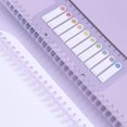 thumbnail image 1 of KW-trio Plastic Loose Leaf Binders, ABS, Ring Binding Spines, with 30-Hole Design, Assorted Colors, 10 Count, 1 of 8