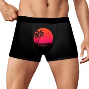 FhsagQ Underwear Men's Underwear Boxers Briefs Xl Super Fit Mens Fashion Casual Comfortable Printed Underwear Men's Underwear Cotton Boxers Men Underwear Brief White Super Fit XXXL