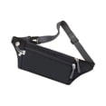 thumbnail image 2 of Wzzjkit Sac Banane pour Femmes Hommes Sac Banane Imperméable pour Femmes Ceinture Croisée Sac Banane avec 3 Poches Zippées Grande Taille Sangle Réglable pour Voyage Cycle Course, 2 of 6
