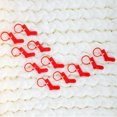 thumbnail image 4 of 40pcs Stitch Holders DIY Needle Arts Craft Plastic Knitting Crochet Locking Stitch Markers Sewing Tools, 4 of 9
