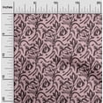 thumbnail image 2 of oneOone Viscose Jersey Peach Fabric Block Craft Projects Decor Fabric Printed By The Yard 60 Inch Wide-BE, 2 of 5