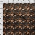 thumbnail image 3 of oneOone Rayon Orange Fabric Animal Craft Projects Decor Fabric Printed By The Yard 56 Inch Wide, 3 of 5