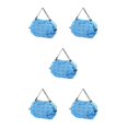 thumbnail image 2 of Youkk Sac de Rangement Pliable Pratique Compagnon de Voyage Réutilisable Sacs de Rangement Pliables Chiot Bleu 5Set, 2 of 6