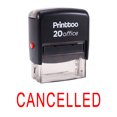 thumbnail image 1 of Printtoo Office Stationary Custom Stamp CANCELLED Self Inking Rubber Stamp-Red, 1 of 1