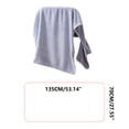 thumbnail image 3 of EGNMCR Bath Towels 1pc Coral Velvet Bath Towel Towel For Adult Daily Use At Home Absorbent Dry Hair Towel That Does Not Hair Beach Towel Strip Patterned Bath Towel a Bath, 3 of 5