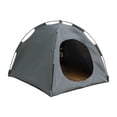 thumbnail image 1 of Hearth & Gear Cat Tent Foldable Cat Tent With Cooler Pad Portable Refreshing And Breathable Cats Pet Tents Removable And Washable (small) Pet Swing Pet Nesting Material Dispenser for Small Metal, 1 of 6