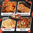 thumbnail image 3 of 2026 New Portable Electric Korean BBQ Grill, Non-Stick Electric Indoor Grill Pan, 11.8/13.8/15.7in Smokeless Electric Grill Indoor,   Comal Electrico Redondo for Steaks and BBQ, 3 of 7