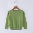thumbnail image 4 of Chandail pour Enfants Tricoté à Col Rond, Chandail Uni Garçons Filles, 4 of 4