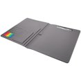 thumbnail image 1 of UPOUART Document Organizer Binder Grey PU 1Set for Professionals and Colleagues, 1 of 8
