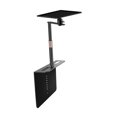 thumbnail image 3 of funtasica Projector Stand Height Adjustable,Metal with Metal Tray Bedside Sofa Projector Mount Base Projector Bracket Holder for Studio Large Tripod Head, 3 of 7