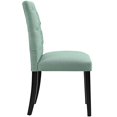 thumbnail image 2 of Modway Duchess 21.5" Button Tufted Polyester Fabric Dining Chair, Laguna Green, 2 of 4