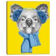 thumbnail image 2 of Koala avec Foulard et Cache-Oreilles - Impression sur Toile Animale, 2 of 3