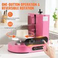 thumbnail image 3 of VEVOR Cake Decorating Machine Cake Frosting Spreading for 4" to 12" Cake Pink, 3 of 9