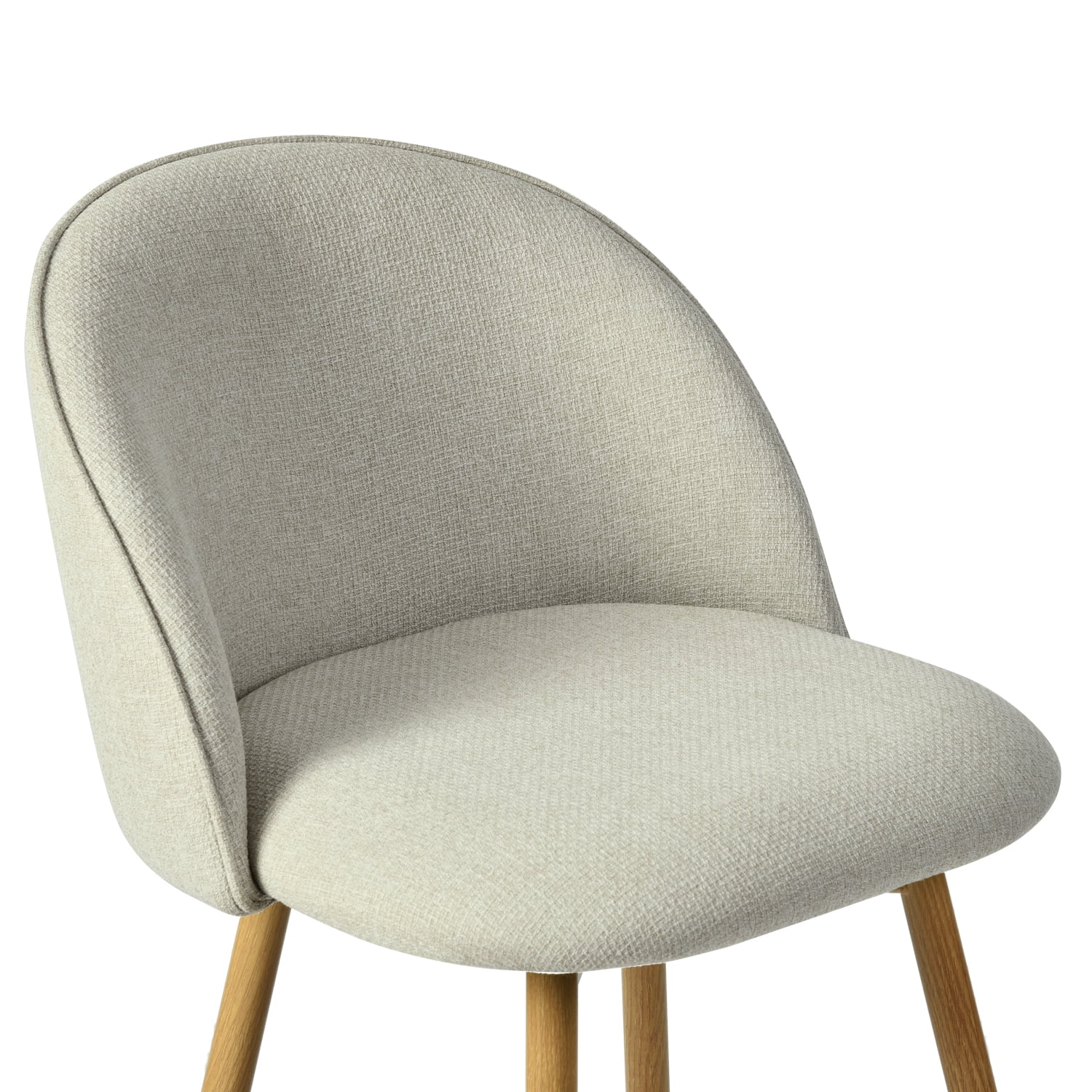 Homy Casa ensemble de 2 tabourets de comptoir pivotants, rembourrés pour îlot de cuisine et bar, beige