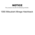 thumbnail image 2 of Front Wiper Blades Kit For 1990 Mitsubishi Mirage Hatchback K90-100062, 2 of 2