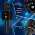 thumbnail image 4 of Bluetooth Karaoke Microphone, Portable Handheld Microphone Speaker Player Microphone Stereo Player For Playing Music Ktv, Party, As A Speaker For Pc, Iphone, Ipad And Android / Ios Smartphone, 4 of 5