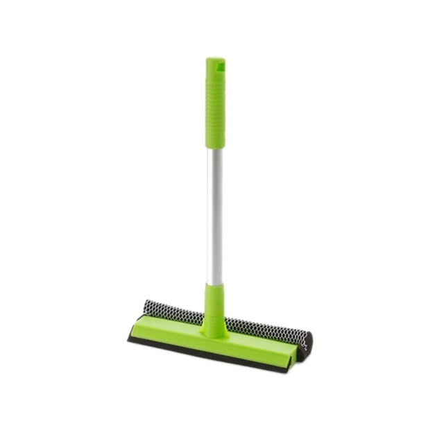 Unatoiry Detachable Double-sided glass glass Brush Window Cleaning Tool green 20*36cm 1Set