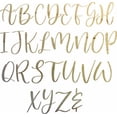 thumbnail image 2 of Unpainted Wood Letter S Craft, Paintable 3'' Tall Wood Alphabet Letter, DIY Nicholia Script Font, 2 of 3