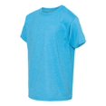 thumbnail image 2 of Gildan Youth Heavy Cotton T-Shirt, L, Heather Sapphire, 2 of 3