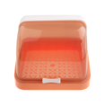 thumbnail image 2 of Siruishop Bottle Drying Rack Dustproof Drain Tray Storage Box for Bowl Chopsticks Dish orange, 2 of 8
