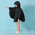 thumbnail image 2 of AJIWYH Poncho de Pluie Léger pour Enfants Imperméable Réutilisable pour Tout-Petits Noir, 8-9 Ans, 2 of 5