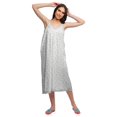 thumbnail image 1 of Moomaya Robe de Nuit Imprimée pour Femmes, Col en V, Bretelles Spaghetti, 1 of 6