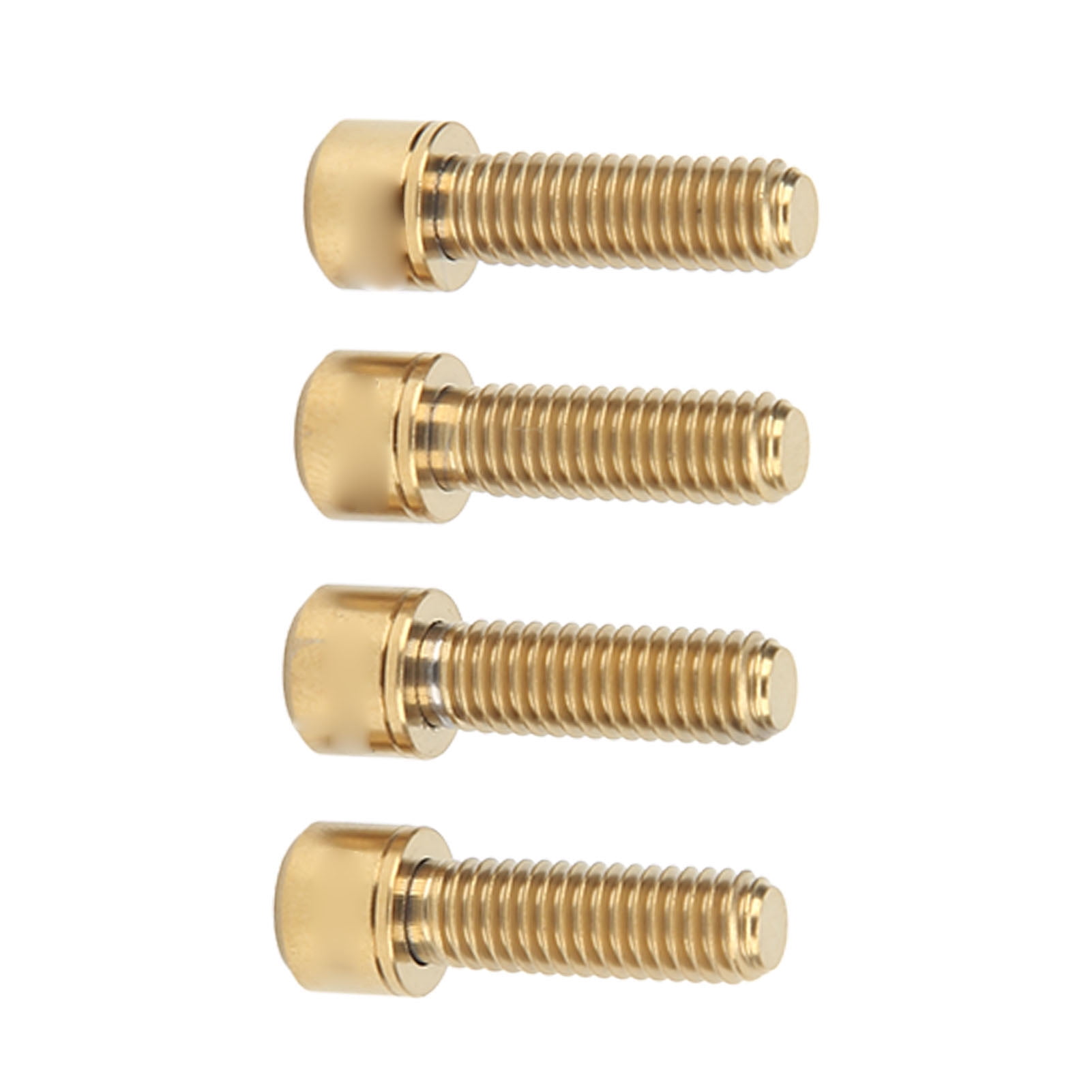 Ti Alloy Screws, Reliable Durable Bike Stem  Screw Rustproof  For Mountain Bikes Gold