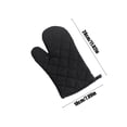 thumbnail image 3 of EGNMCR Kitchen Gadgets 1 PC Solid Color Quilted Microwave Non Scalding Heat Resistive High Temperature Non Slip Gloves Kitchen Oven Baking Special Suitable For Kitchen Restaurant Polyester mittens, 3 of 6