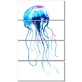thumbnail image 2 of Grande Méduse Bleu Clair - Impression sur Toile d'Art Animalier, 2 of 3