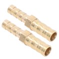 thumbnail image 4 of LAFGUR Barbed Fitting Splicer, 2 Pcs Brass Hose Barb Reducer For Pipe, 4 of 8